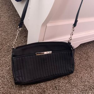 Black little cross body purse